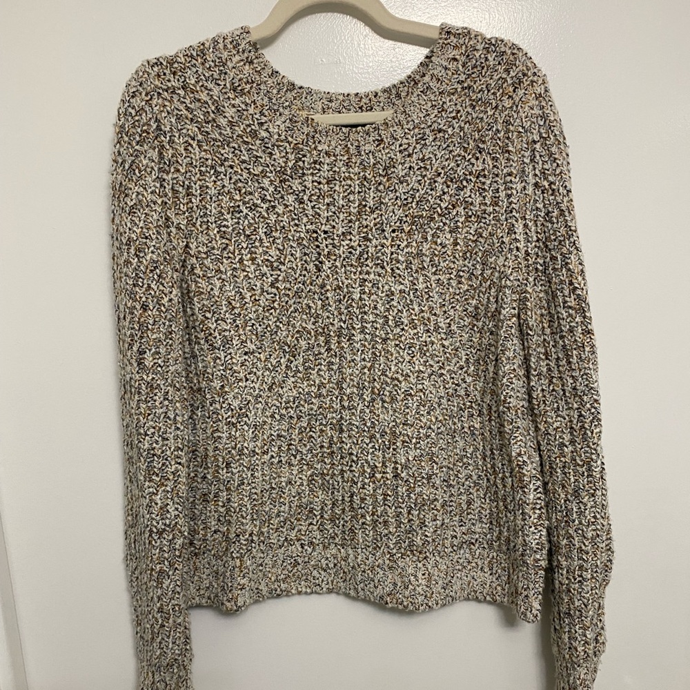 Banana Republic Chunky Pointelle Cropped Sweater